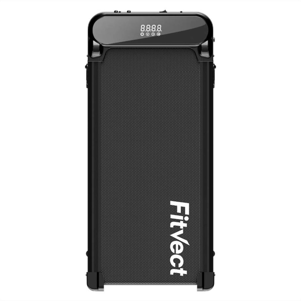 Black portable power station with digital display and 'Fitvect' branding on a white background